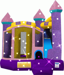 Dazzling Castle 4-in-1 backyard combo