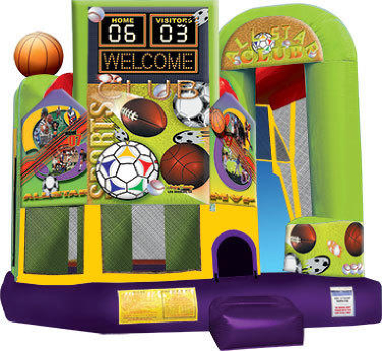 Sports 4-in-1 backyard combo