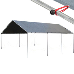 20x40 Canopy w/ Grey Tarp