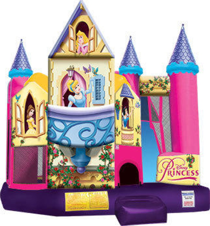 Disney Princess 5-in-1 Bounce House Combo