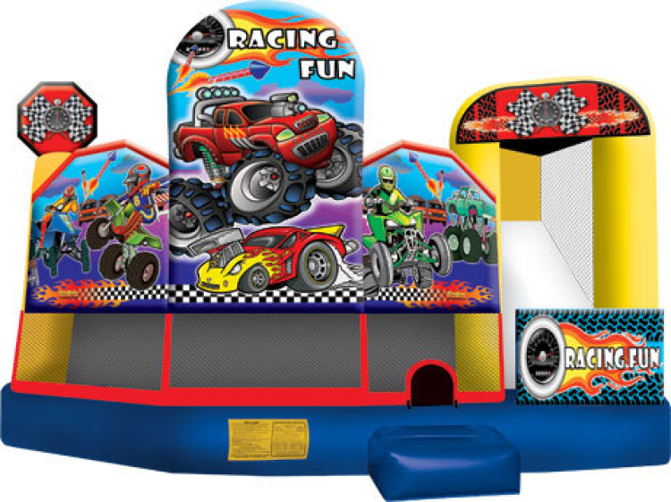 Monster Truck 5-in-1 Bounce House Combo