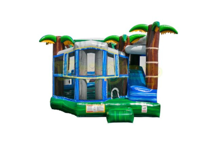 Blue Crush 4-in-1 Bounce House Combo